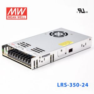 LRS-350-24 350W 24V14.6A输出（输入电压开关选择型)明纬超薄高性能开关电源